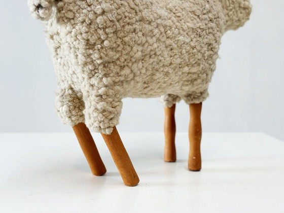 Image 1 of 1970's ottoman sheep attr. to Hanns-Peter Krafft for Meier