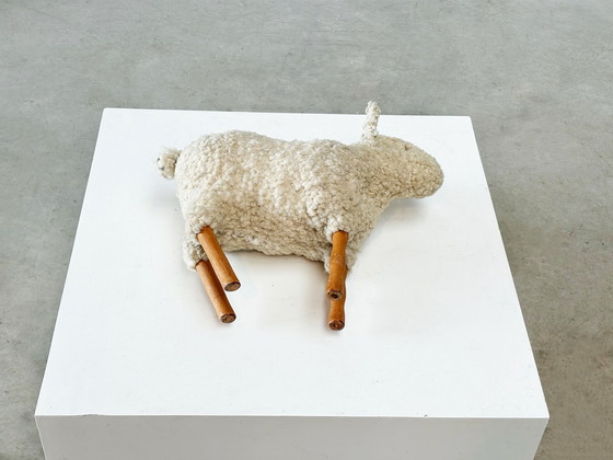 Image 1 of 1970's ottoman sheep attr. to Hanns-Peter Krafft for Meier