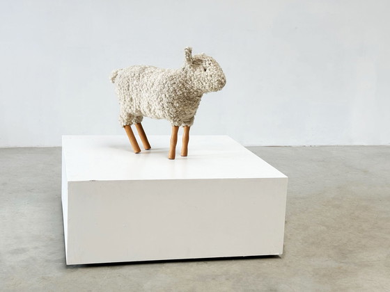 Image 1 of 1970's ottoman sheep attr. to Hanns-Peter Krafft for Meier