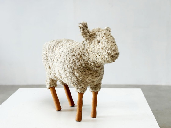 Image 1 of 1970's ottoman sheep attr. to Hanns-Peter Krafft for Meier