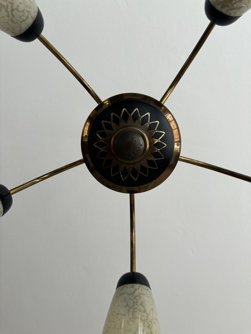 Lampe suspendue Mid Century Spider