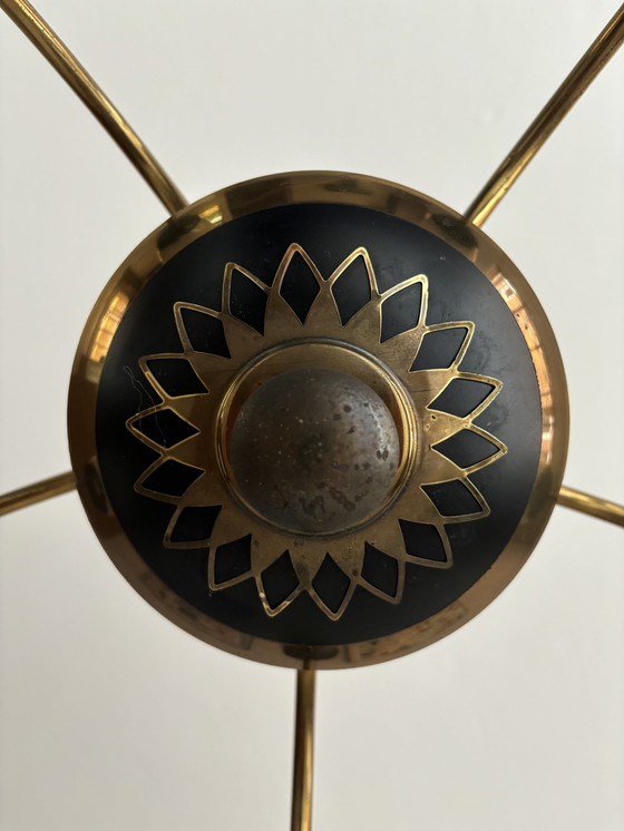 Image 1 of Mid - Century Spider Pendant Lamp