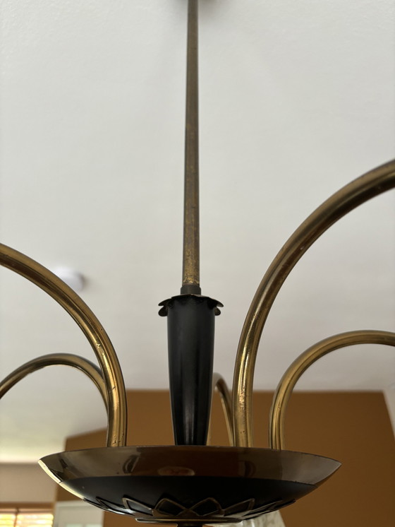 Image 1 of Mid - Century Spider Pendant Lamp