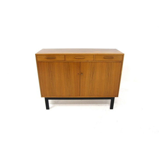 Image 1 of Scandinavian vintage walnut chest of drawers, Sweden 1960