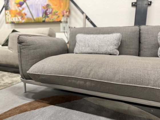 Image 1 of Rolf Benz Addit Sofa Leather Fabric Incl. Table & Tableaus 260