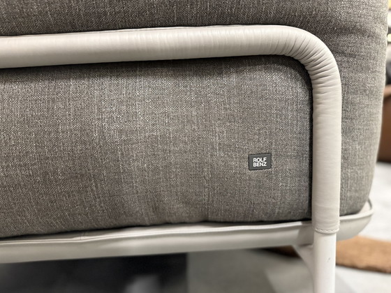 Image 1 of Rolf Benz Addit Sofa Leather Fabric Incl. Table & Tableaus 260