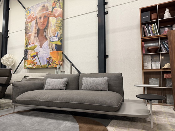 Image 1 of Rolf Benz Addit Sofa Leather Fabric Incl. Table & Tableaus 260