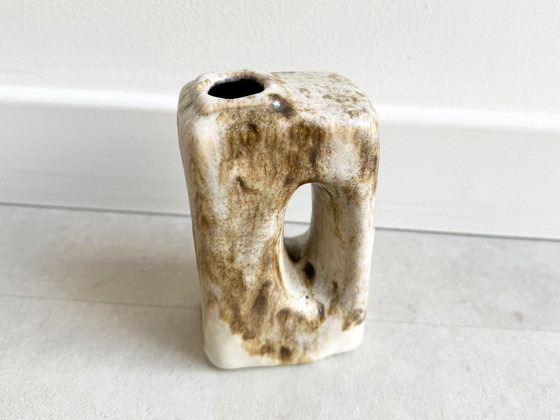 Image 1 of 1X Marei Fat Lava Ceramic Block Vase/Vase