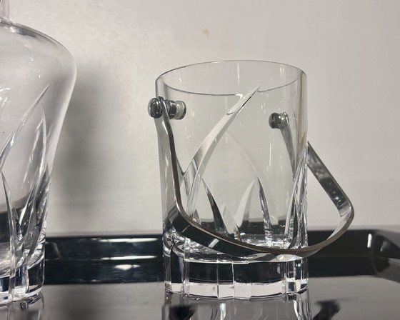 Image 1 of Carafe And Ice Bucket Sèvres Crystal 