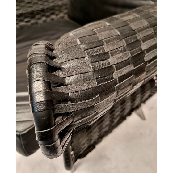 Image 1 of Pair of vintage leather armchairs by Borek Sipek, Czechoslovakia 1980