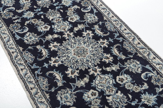 Image 1 of Original hand-knotted Persian carpet Nain 12 La 386 X 80 Cm