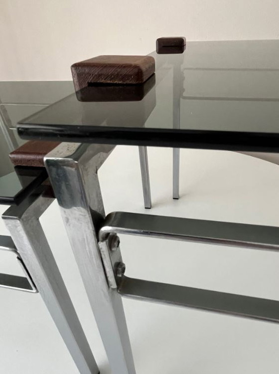 Image 1 of Designer coffee table / living room table Chrome