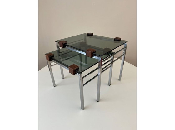 Image 1 of Designer coffee table / living room table Chrome