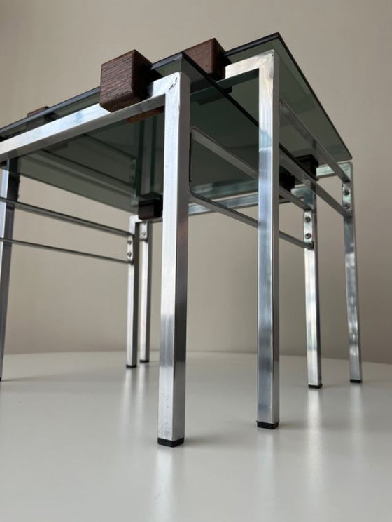 Image 1 of Table de salon design Chrome