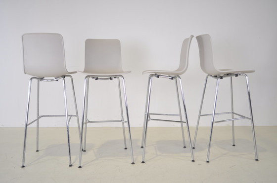 Image 1 of 3x Vitra Hal bar stools