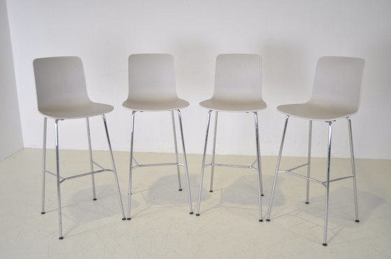 Image 1 of 3x Vitra Hal bar stools