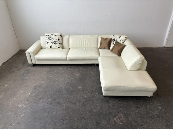 Image 1 of Roche Bobois Paris designer sofa leather