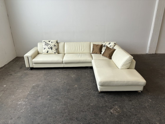 Image 1 of Roche Bobois Paris designer sofa leather