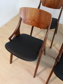 Set 4 Vintage Dining Chairs Arne Hovmand Olsen