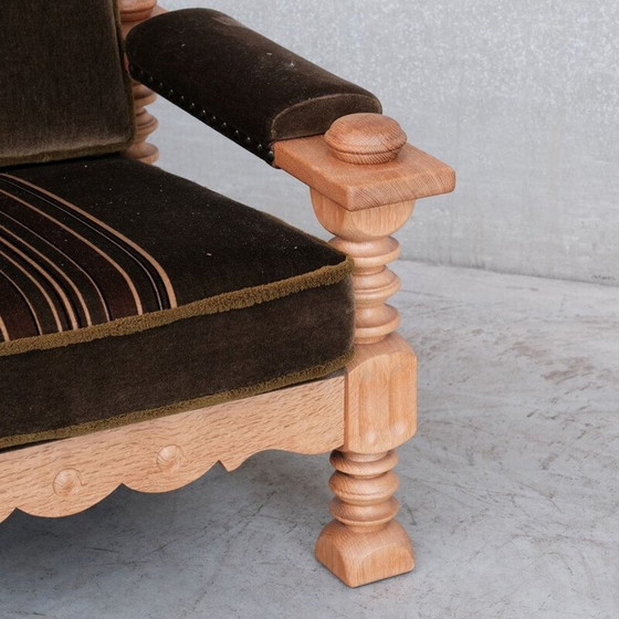 Image 1 of Set da soggiorno vintage in rovere, Danimarca 1970