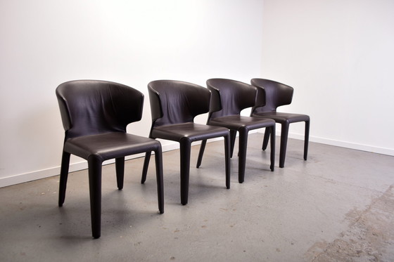 Image 1 of Cassina Hola 367 dining chairs by Hannes Wettstein