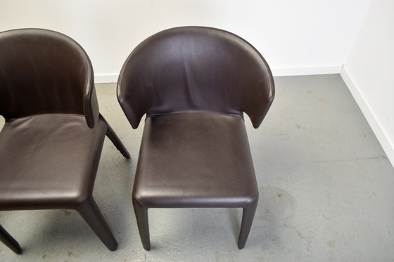 Image 1 of Cassina Hola 367 dining chairs by Hannes Wettstein