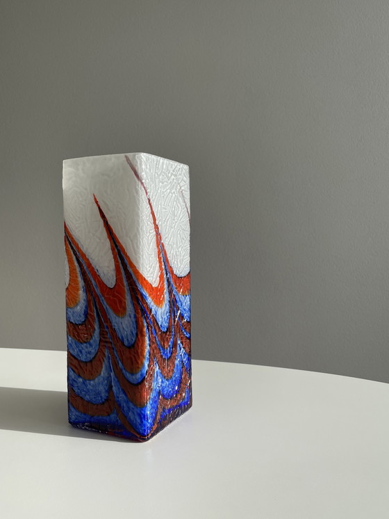 Image 1 of Opaline Vase | Carlo Moretti, Murano Italy