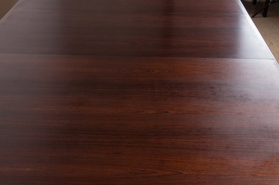 Image 1 of Very Large Danish Extensible Dining Table In Rosewood Model 212 By Arne Vodder For Sibast 1960.