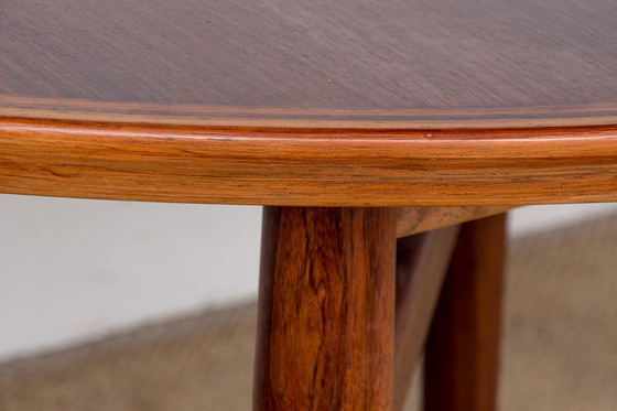 Image 1 of Very Large Danish Extensible Dining Table In Rosewood Model 212 By Arne Vodder For Sibast 1960.