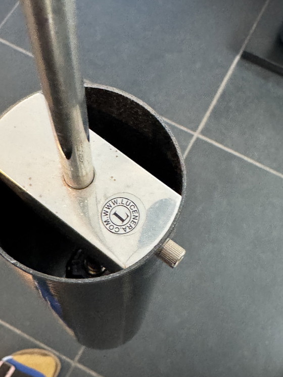 Image 1 of Lampada a sospensione 2X Lucenera 504 di Catellani &amp; Smith, nera, metallo con tubo in fibra di carbonio. 