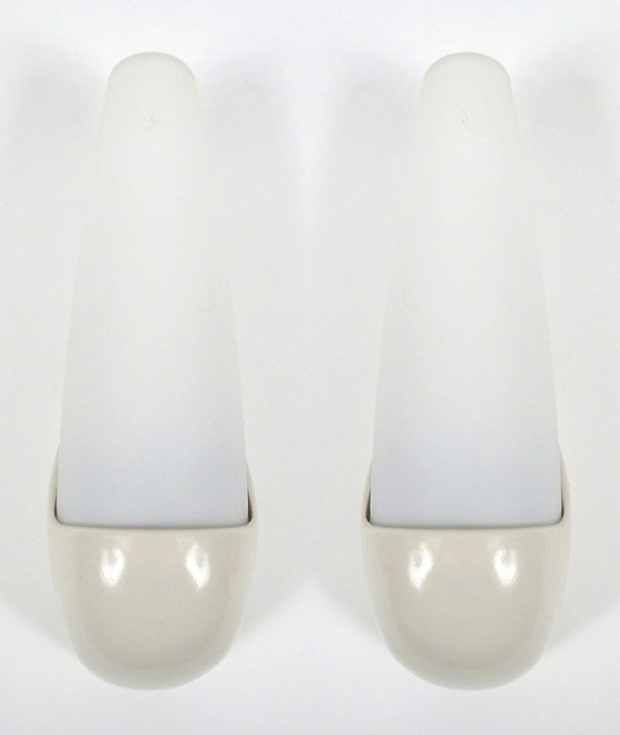 Image 1 of 2x Bo Niko Space age wall lights