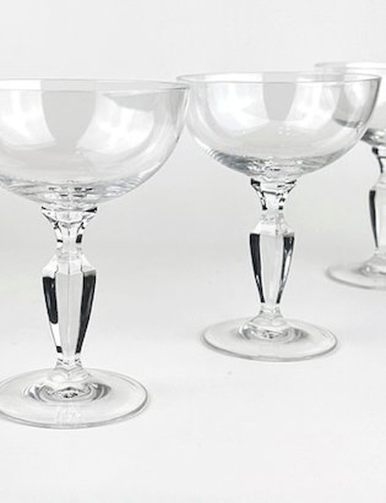 Image 1 of 6x crystal glass champagne bowls