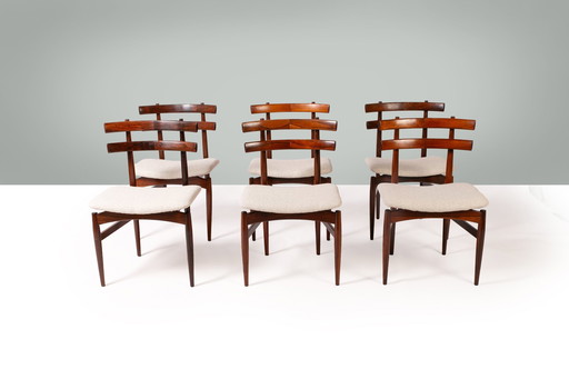 Poul Hundevad Danish Rosewood Dining Chairs