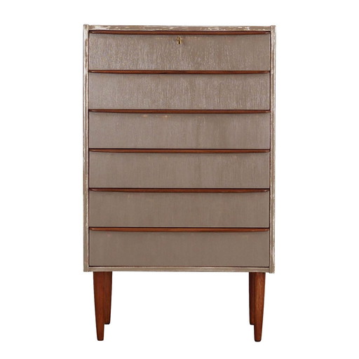 Teak Chest Of Drawers, Danish Design, 1960S, Production: Denmark