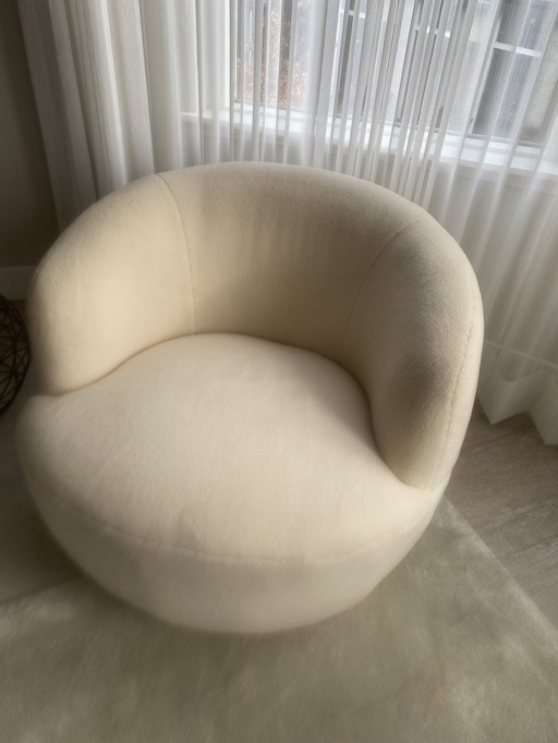 Swivel armchair