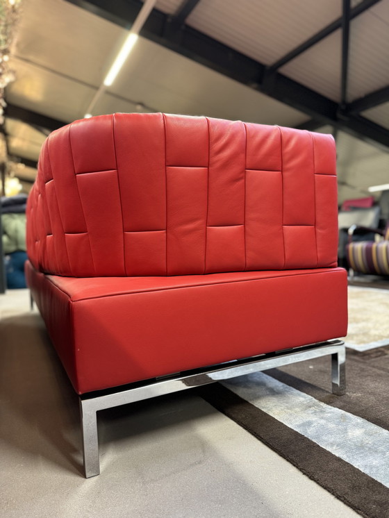 Image 1 of Jori Calypso 3 Seater Sofa Red Leather