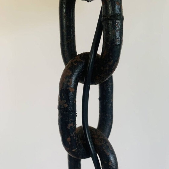 Image 1 of Vintage floor lamp in marine chain and iron