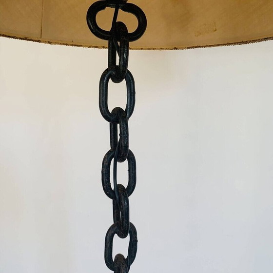 Image 1 of Vintage floor lamp in marine chain and iron