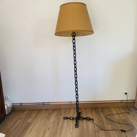 Image 1 of Vintage floor lamp in marine chain and iron