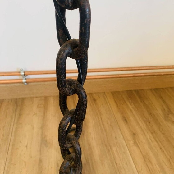 Image 1 of Vintage floor lamp in marine chain and iron