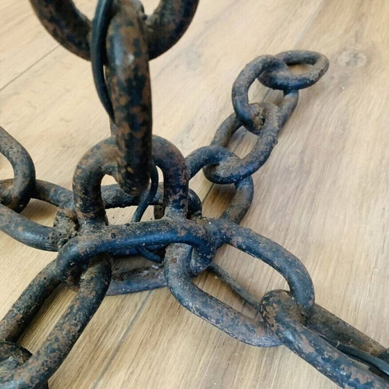 Image 1 of Vintage floor lamp in marine chain and iron