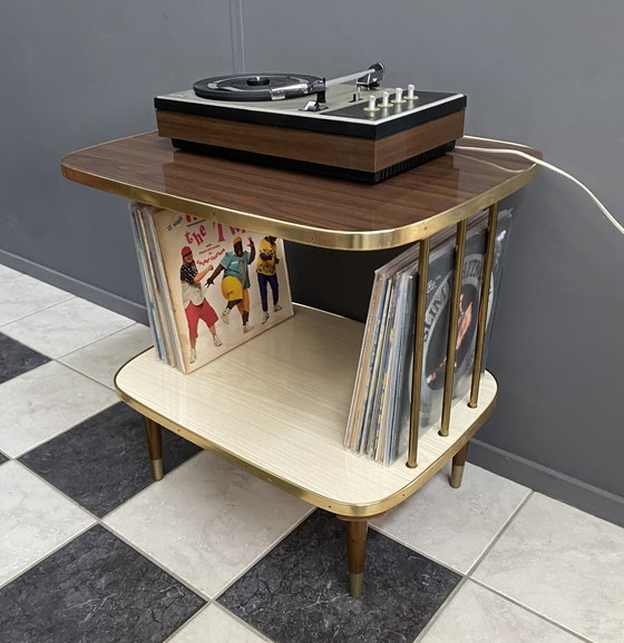 Image 1 of Formica audio table , two tier 1960s