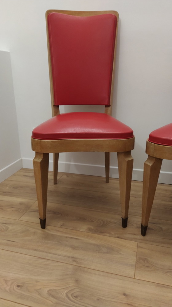 Image 1 of 2x Art Deco chairs in