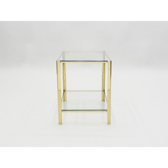 Image 1 of Vintage bronze side table by Jacques Théophile Lepelletier for Broncz, 1960