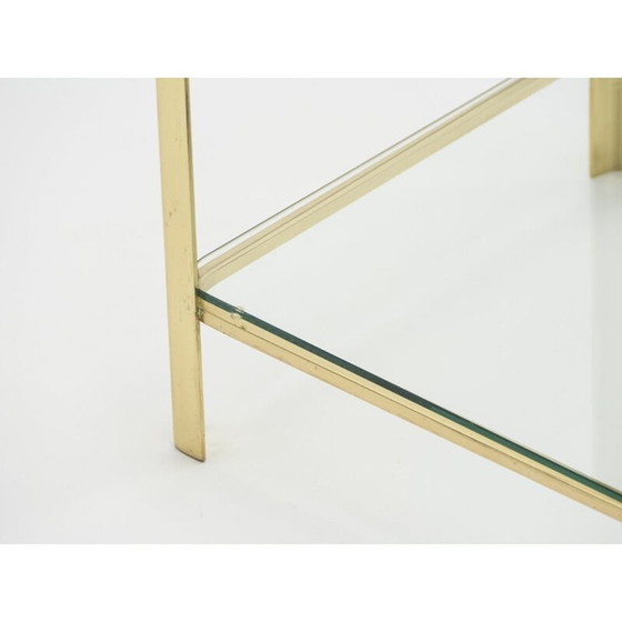 Image 1 of Vintage bronze side table by Jacques Théophile Lepelletier for Broncz, 1960