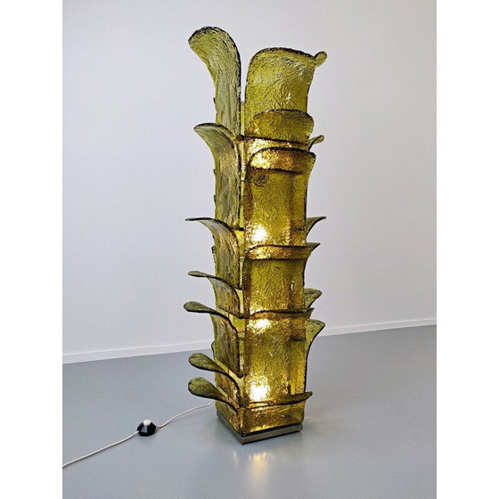 Image 1 of Vintage floor lamp Cactus lt 320 by Carlo Nason for Mazzega, Italy