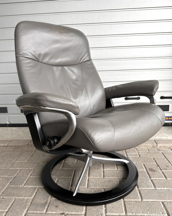 Image 1 of Stressless Armchair With Hocker