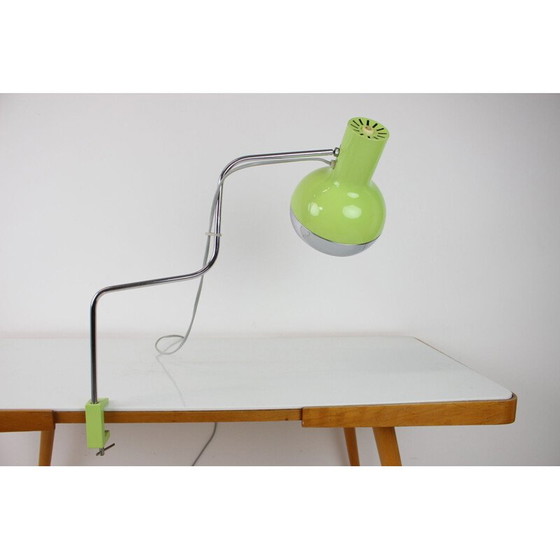 Image 1 of Vintage table lamp in lacquered metal and adjustable chrome by Josef Hurka for Napako, Czechoslovakia 1970