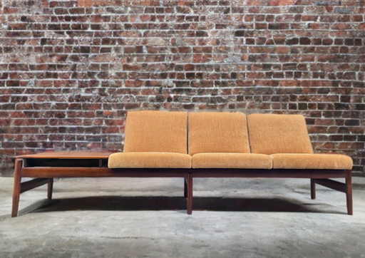Teak sofa by Gunnar Sørlie, Vintage Scandinavian 1960S