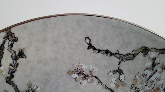 Image 1 of Goebel Vase And Bowl Vincent Van Gogh "Almond Blossom Silver"